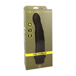 Doc Johnson The Plunger Black - Advanced Rotating Silicone Device