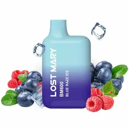 Lost Mary BM600 Disposable Vape Blue Razz Ice 2% Nicotine 600 Puffs