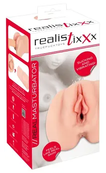 Realistixxx RealMasturbator Sucking & Vibrating intimna mašina 21.8cm
