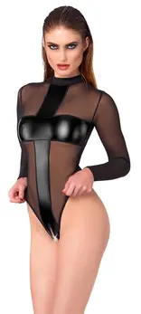 Noir Handmade Body Cross S crni providni bodi dugih rukava