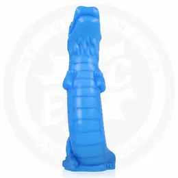 EPIC Naga Nebeski Zmaj Intimni Uređaj Silikon Veliki Plavo-Zlatni 230mm