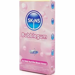 Skins Bubblegum Premium Lateks Kondomi 8kom - Voćna Aroma, Dodatno Podmazani