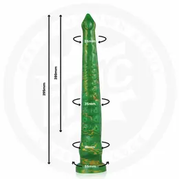EPIC Hylos Green Flash silikonska intimna igračka od 29.5 cm ergonomskog dizajna