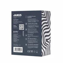 Zini Janus Anti Shock M Black - Dual Precision Prostate Stimulator