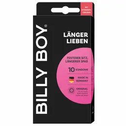 Billy Boy Langer Lieben Premium Delay Condoms 10 pcs