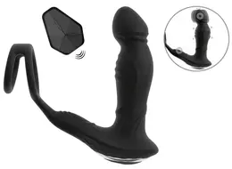 Rebel RC Vibrating Prostate Plug Intimate System with Remote, Black