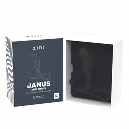 Zini Janus Anti Shock L Black - Advanced Dual-Zone Intimate Device