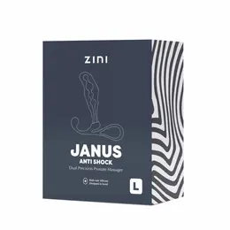 Zini Janus Anti Shock L Black - Advanced Dual-Zone Intimate Device