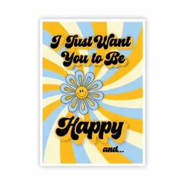 Warm Human Decorative Magnet - Inspirational Message, Compact Size