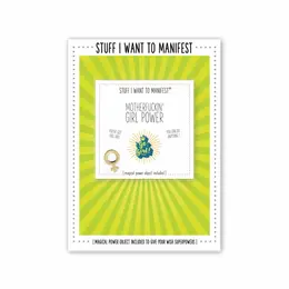 Warm Human Manifest Greeting Card Girl Power - Empowering Message