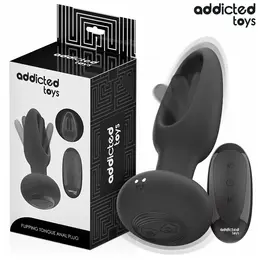 Addicted Toys vibrirajući analni čep sa daljinskim upravljačem i oscilirajućim silikonskim vrhom 130mm