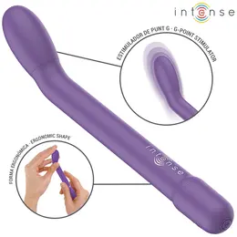 INTENSE FUN G-Spot Vibrator Model 9173, USB, Deep Purple, 19cm