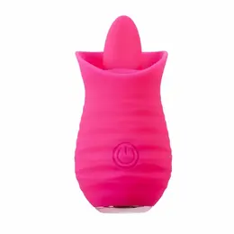 Tracy's Dog Licky Rechargeable Silicone Tongue Simulator 10 Modes Pink