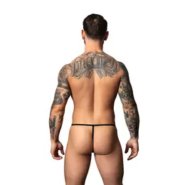 Male Power Liquid Onyx 2.0 Wetlook G string crne univerzalna veličina