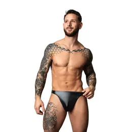 Male Power Liquid Onyx 2.0 Wetlook tange S/M crne, savršeno oblikovan kroj