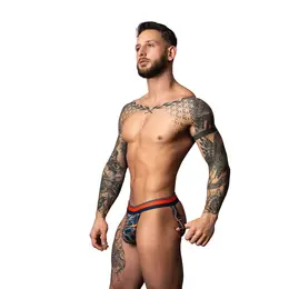 Male Power Soo Cumfy Jock L/XL Marble Marine udobni modalni muški jockstrap veš za maksimalan komfor