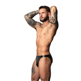 Male Power Liquid Onyx 2.0 Wetlook Jock Brief S/M Crne
