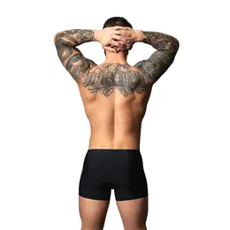 Male Power Hot Mesh Pouch Short XL Crna/Crvena Prodisna Mikro Mreža