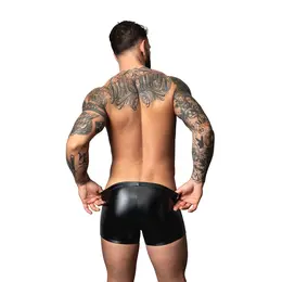 Male Power Liquid Onyx 2.0 Short Pouch M Black udobne muške gaćice sa mokrim efektom