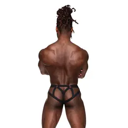 Male Power Espiral Galactica Jockstrap sa crnim prstenom S/M