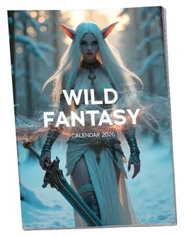 ORION Pin up Creatures 2026 Fantasy Art kalendar set A3, 12 strana