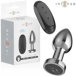 Intense Metal Vibrating Plug M, 10 modova vibracije, daljinski upravljač, vodootporan