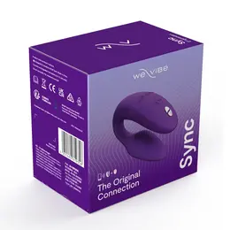 We-Vibe Sync 2 stimulator za parove, ljubičasti, prilagodljiv dizajn