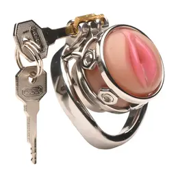 Pussy Boy Metal Safety Cage - Stainless Steel & Silicone System, Adjustable Fit
