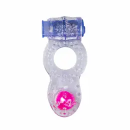 Sway VibeRing Dual Stimulation System Purple - Flexible Silicone Ring