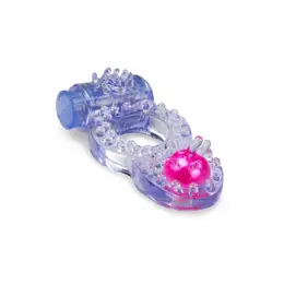 Sway VibeRing Dual Stimulation System Purple - Flexible Silicone Ring