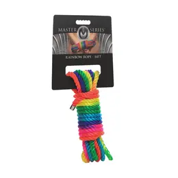 Blush Cuerda Arcoiris najlonski konopac za bondage dužine 4.88 metara u duginim bojama bez jezgra