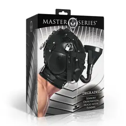 XR Brands Degraded Sensory Deprivation Hood Black Adjustable System