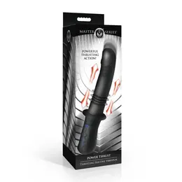 Power Thrust Silicone Motion System Black - 3-Speed Rechargeable Intimate Device