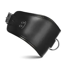 XR Brands Hard Stance Padded Lockable Posture Collar Black Adjustable