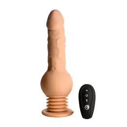 XR Brands Passion Pounder mašina za penetraciju na daljinsko upravljanje 24cm bež