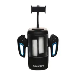 Cyber Milker Intimate Device with Vibration & Phone Mount Transparent/Black