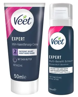 Veet Expert set za depilaciju intimne regije sa ši puterom 2x50ml