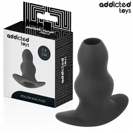Addicted Toys silikonski šuplji analni čep S 7.3 cm, kompaktan ergonomski model