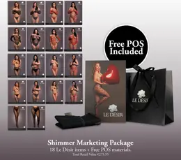 Le Desir Shimmer Display & Promotion Set 18 Pieces Assorted Sizes