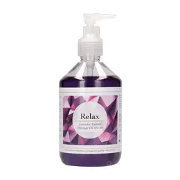 RelaX Massage Oil Lavender Aroma 500ml Paraben-Free Skin Nourishing