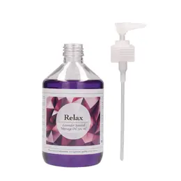 RelaX Massage Oil Lavender Aroma 500ml Paraben-Free Skin Nourishing