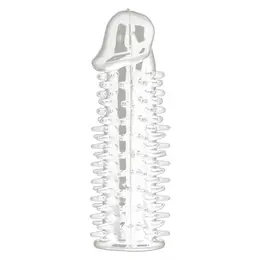 You2Toys Spiky Extension Sleeve Transparent Flexible 13.5 cm