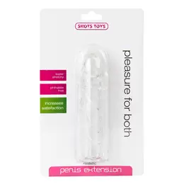 You2Toys Spiky Extension Sleeve Transparent Flexible 13.5 cm