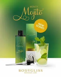 BodyGliss Minty Mojito ulje za masažu i lubrikaciju 150ml, osvežavajući miris