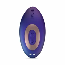 Hueman Voyager ljubičasti vibrirajući čep, 10 modova vibracije, daljinski upravljač, silikon