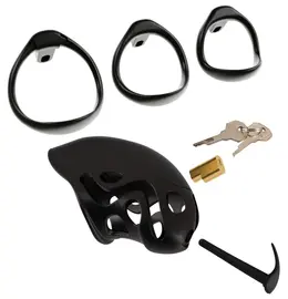 You2Toys set kaveza za čednost sa podesivim prstenovima i silikonskim umetkom 7.8 cm