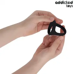 Addicted Toys Triple Support Ring Thick, fleksibilan anatomski prsten od 58 mm