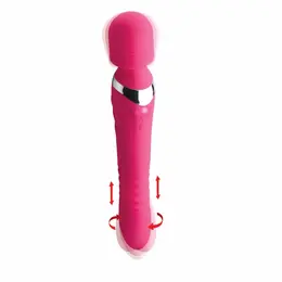 INMI Ultra Thrust-Her silikonski masažer sa dvostrukim delovanjem roze 27.3cm