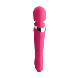 INMI Ultra Thrust-Her silikonski masažer sa dvostrukim delovanjem roze 27.3cm
