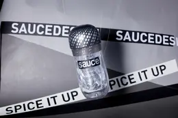 Sauce Black Pepper napredni masturbator za mašine, CyberSkin TPE, od 20 do 28 mm